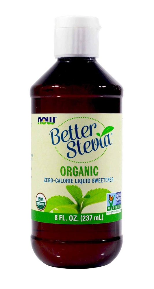 NOW FOODS Organic Better Stevia – 8 oz (2-Pack)